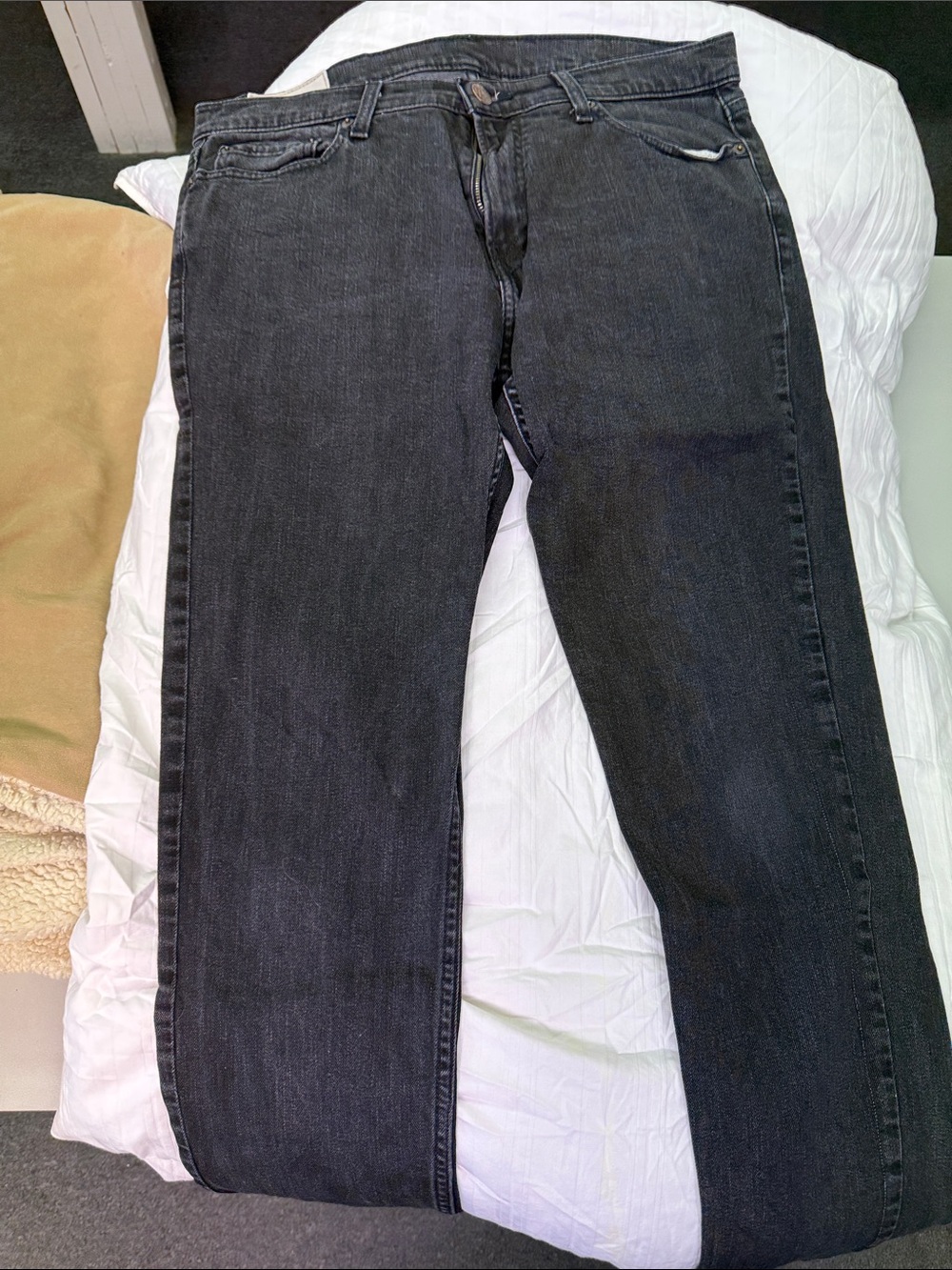 Hollister Men’s Skinny Jeans in Washed Black